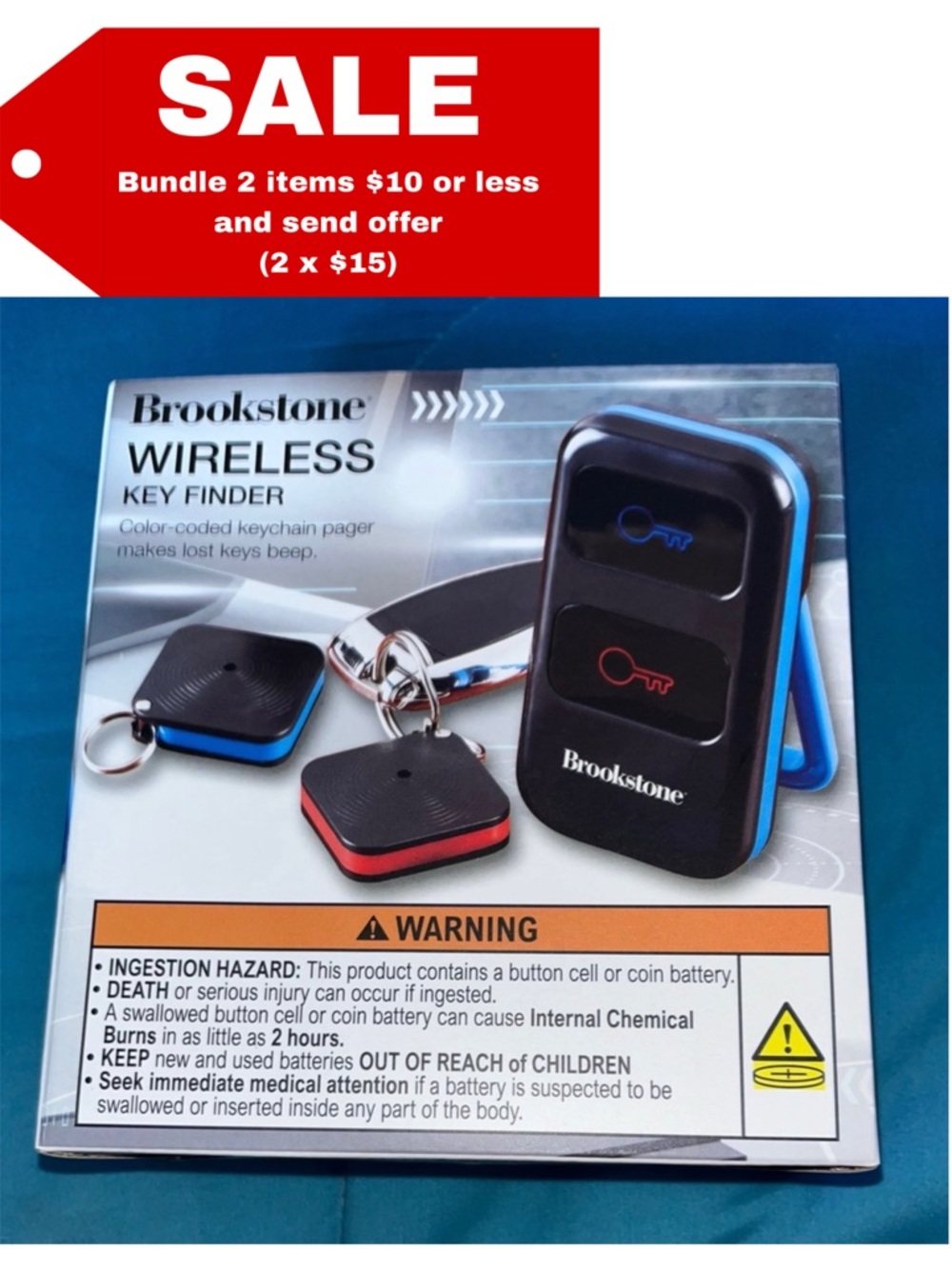Brookstone Wireless Key Finder New in box